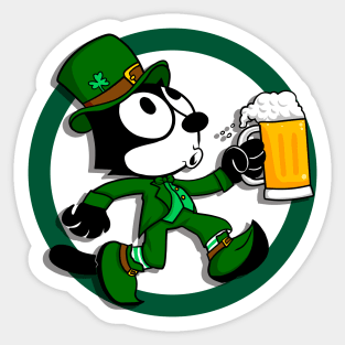 Felix St patrick's day Sticker